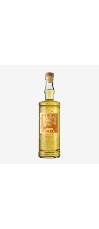 Swiss Premium Gold Selection - Vieille Poire Williams Studer mit 24 Karat Goldflitter
