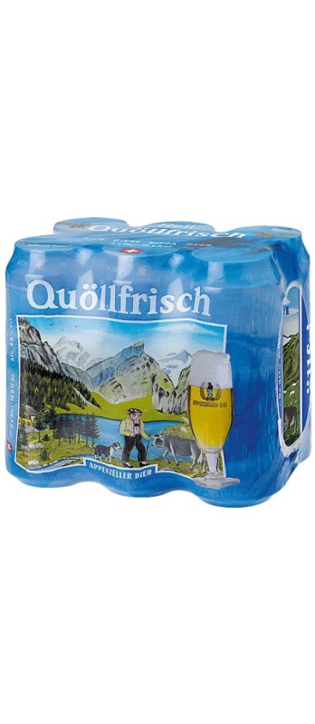 Appenzeller Lager hell Quöllfrisch Dose 50cl