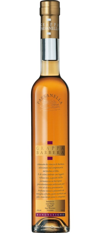 Grappa Paesanella di Barbera Barrique