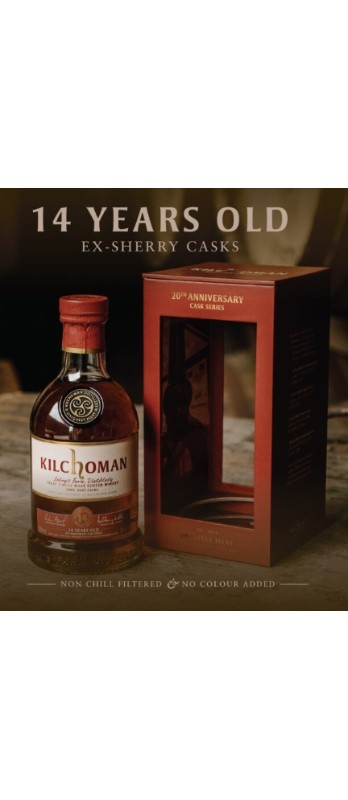 Kilchoman Single Malt Anniversary Cask Series: 14 years Ex-Sherry Butts 100% Islay