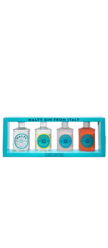 Malfy Gin-Kit (Rosa, Arancia, Limone, Originale)