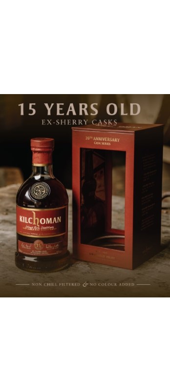 Kilchoman Single Malt Anniversary Cask Series: 15 years Ex-Sherry Butts