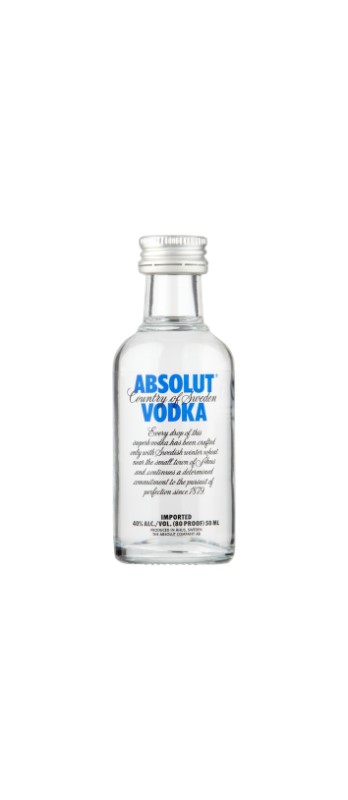Absolut Vodka 5cl Miniaturen