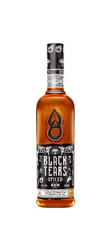 Black Tears Rum Cuban Spiced 70cl