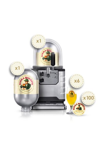 Blade Maschine Starter Kit mit 1x Moretti Blade, Gläser, Bierdeckel