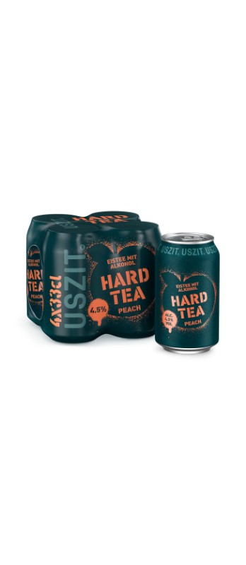 Uszit Hard Tea Pfirsich 6x4er-Pack