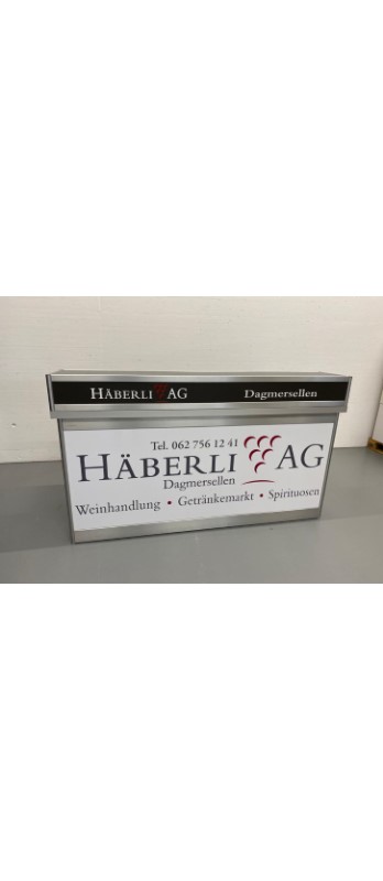 Buffet-Häberli Alu in Miete 2m mit Aufsatz