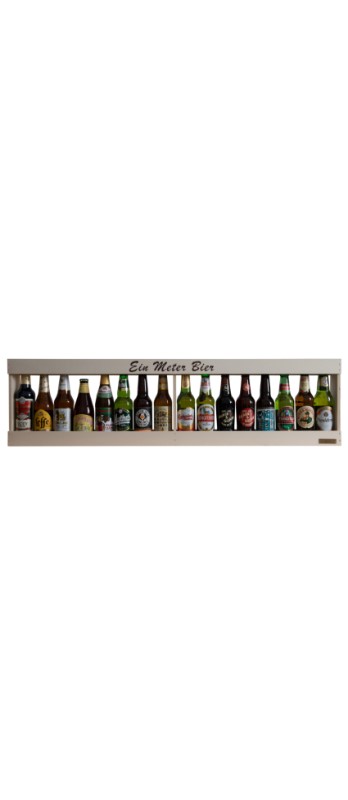 Holzgestell 1 Meter Bier 16 Flaschen à 33cl