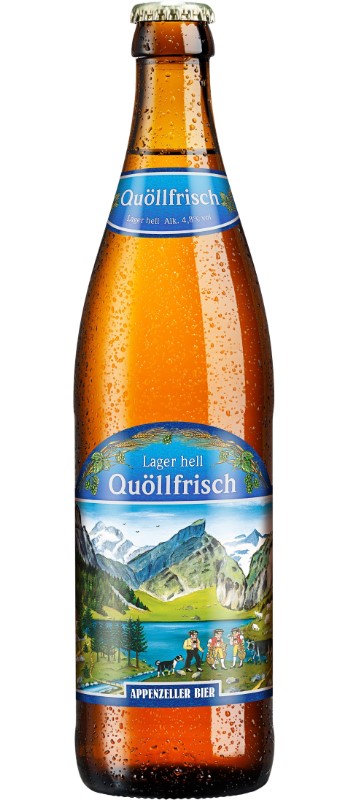 Appenzeller Lager hell Quöllfrisch 50cl 