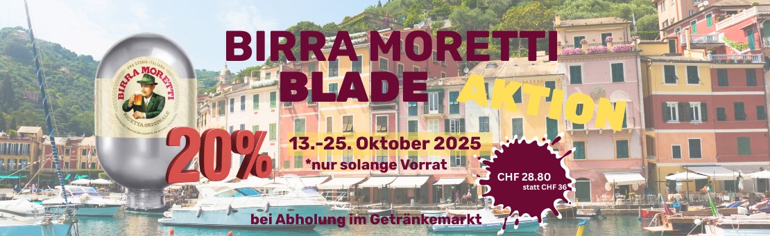 Birra Moretti Aktion Häberli AG
